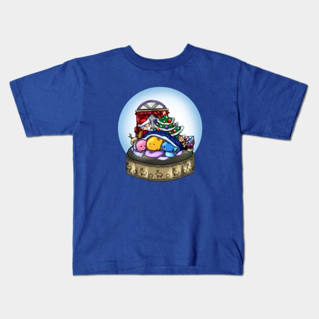 Christmas in Xen Land Kids T-Shirt by LinYue